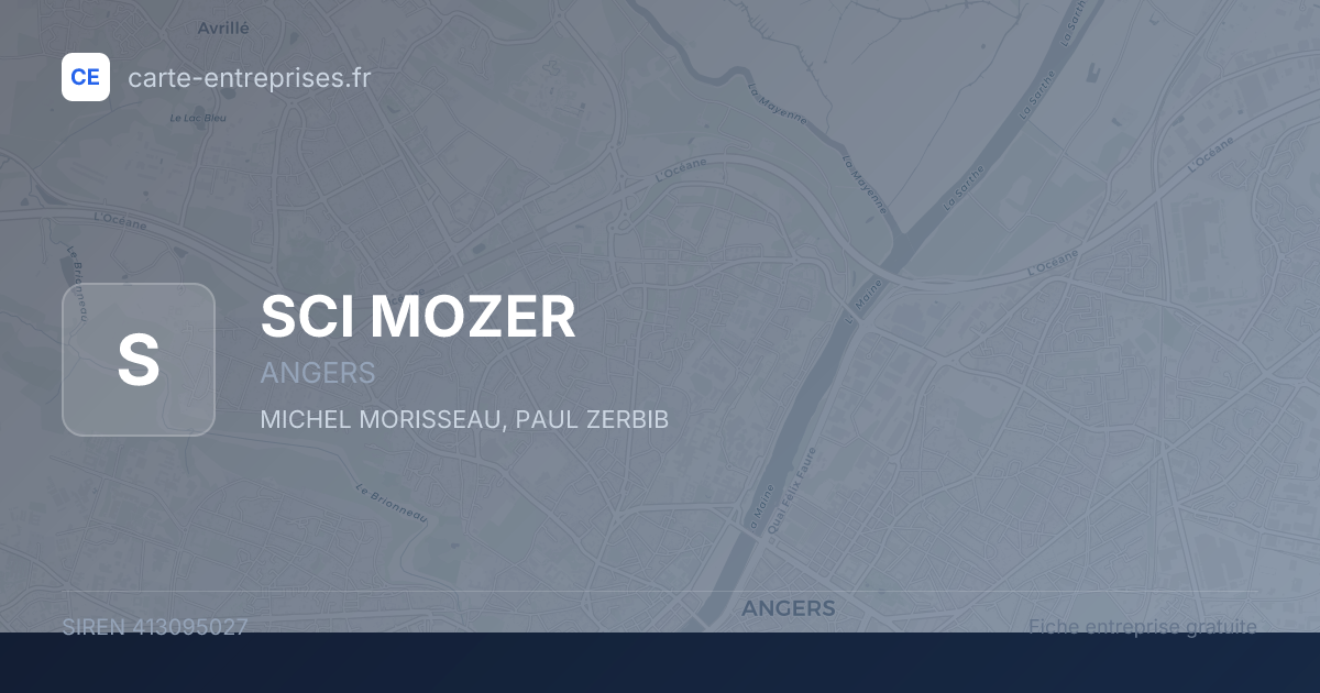 SCI MOZER — 413095027 — fiche entreprise