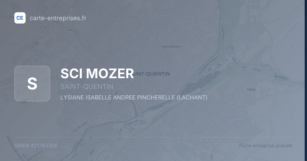 SCI MOZER — 421783366 — fiche entreprise