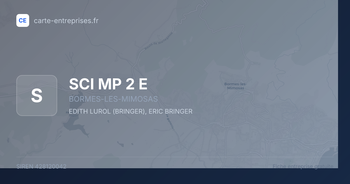 SCI MP 2 E — 428120042 — fiche entreprise