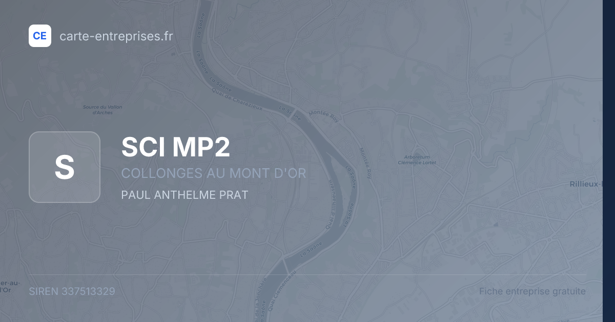 SCI MP2 — 337513329 — fiche entreprise