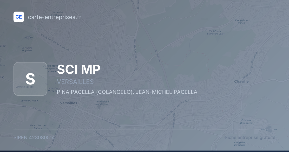 SCI MP — 423080514 — fiche entreprise