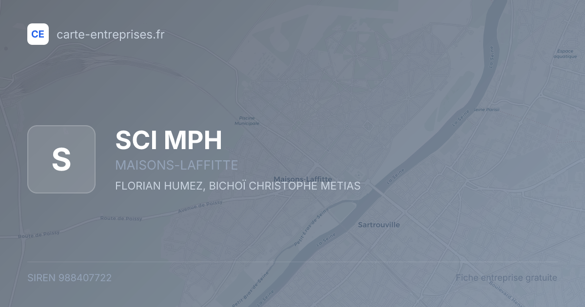 SCI MPH — 988407722 — fiche entreprise
