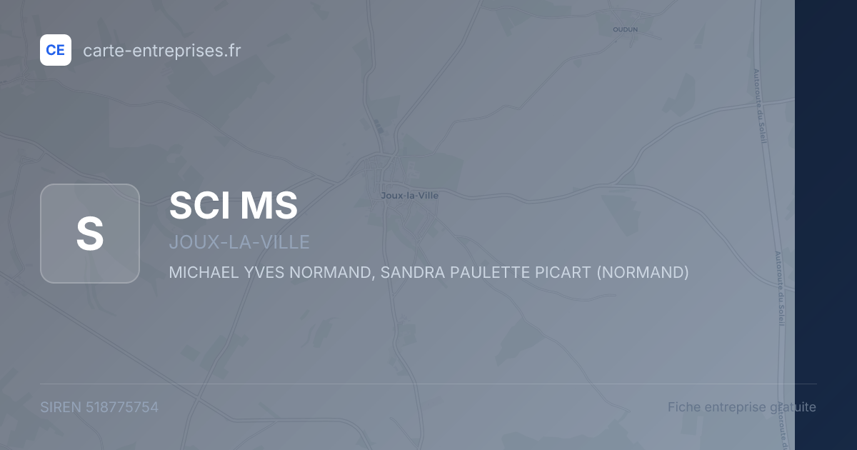 SCI MS — 518775754 — fiche entreprise
