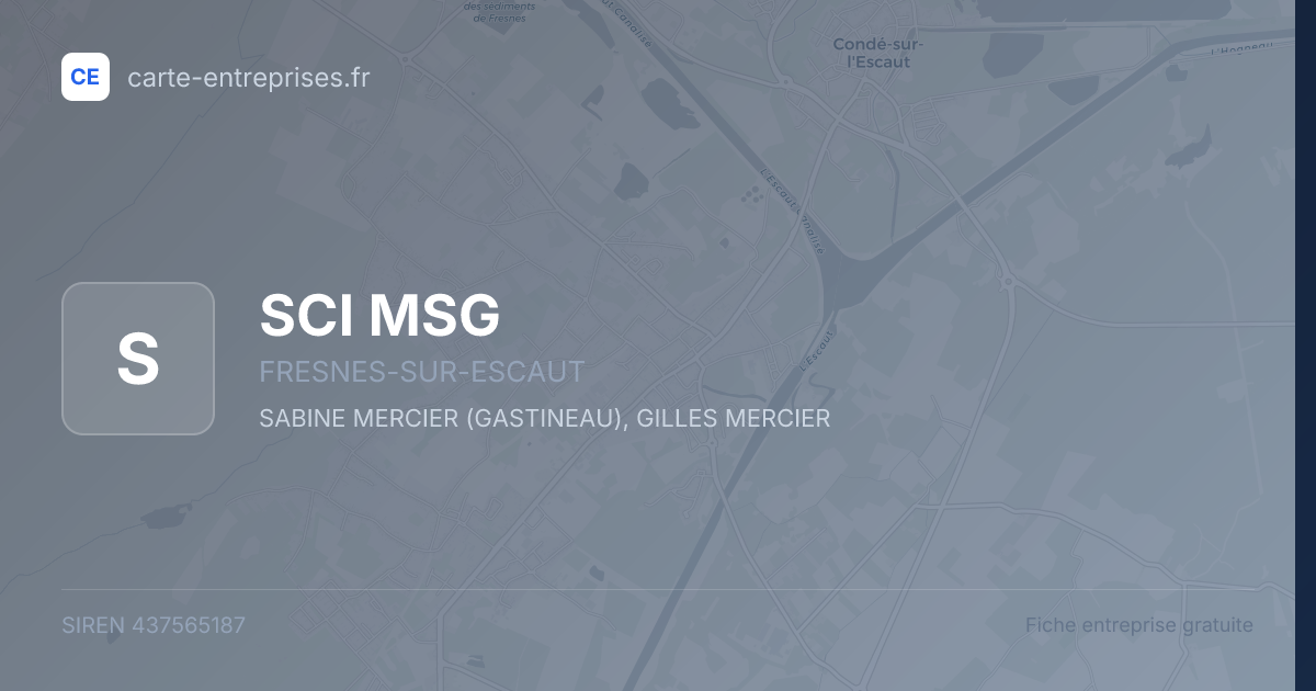 SCI MSG — 437565187 — fiche entreprise