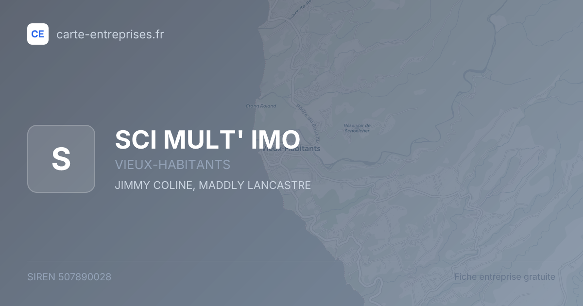 SCI MULT' IMO — 507890028 — fiche entreprise