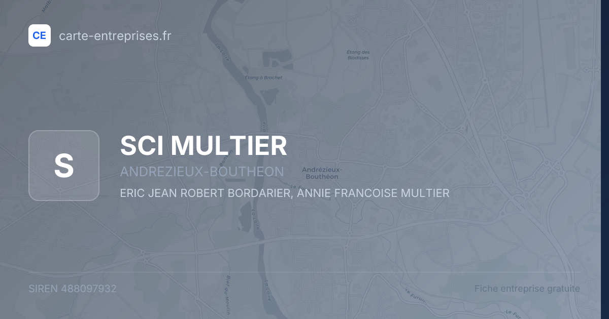 SCI MULTIER — 488097932 — fiche entreprise