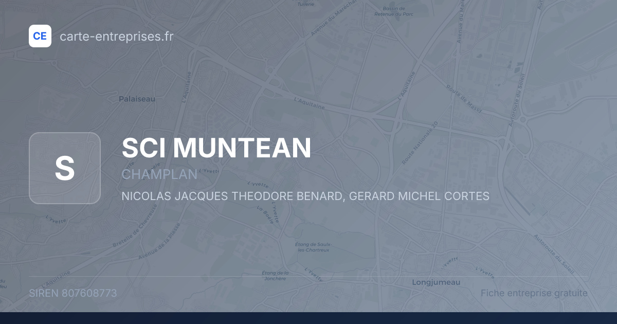 SCI MUNTEAN — 807608773 — fiche entreprise