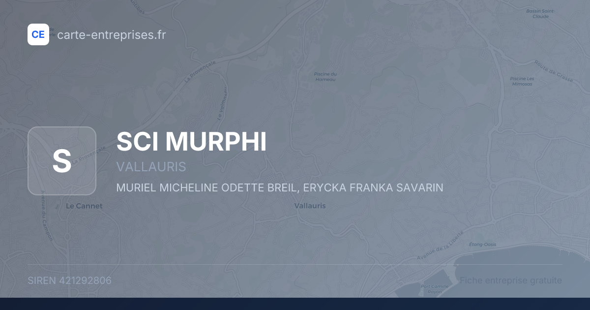 SCI MURPHI — 421292806 — fiche entreprise