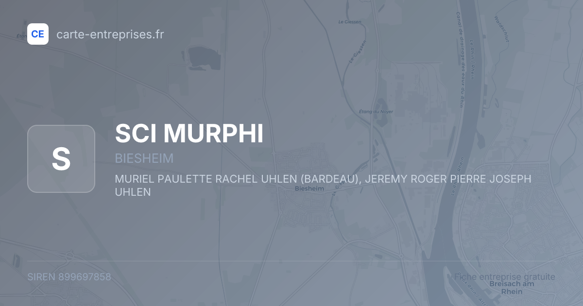 SCI MURPHI — 899697858 — fiche entreprise