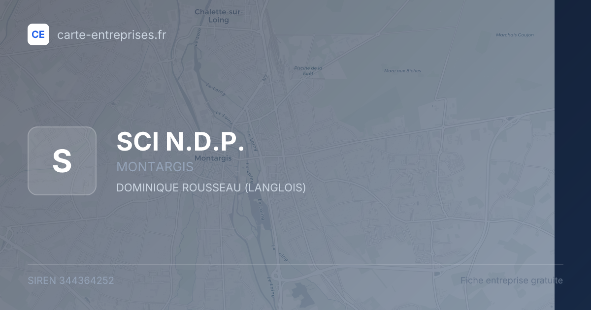 SCI N.D.P. — 344364252 — fiche entreprise
