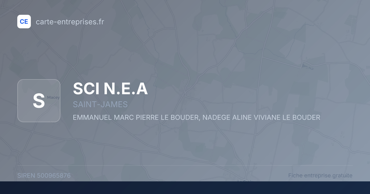 SCI N.E.A — 500965876 — fiche entreprise
