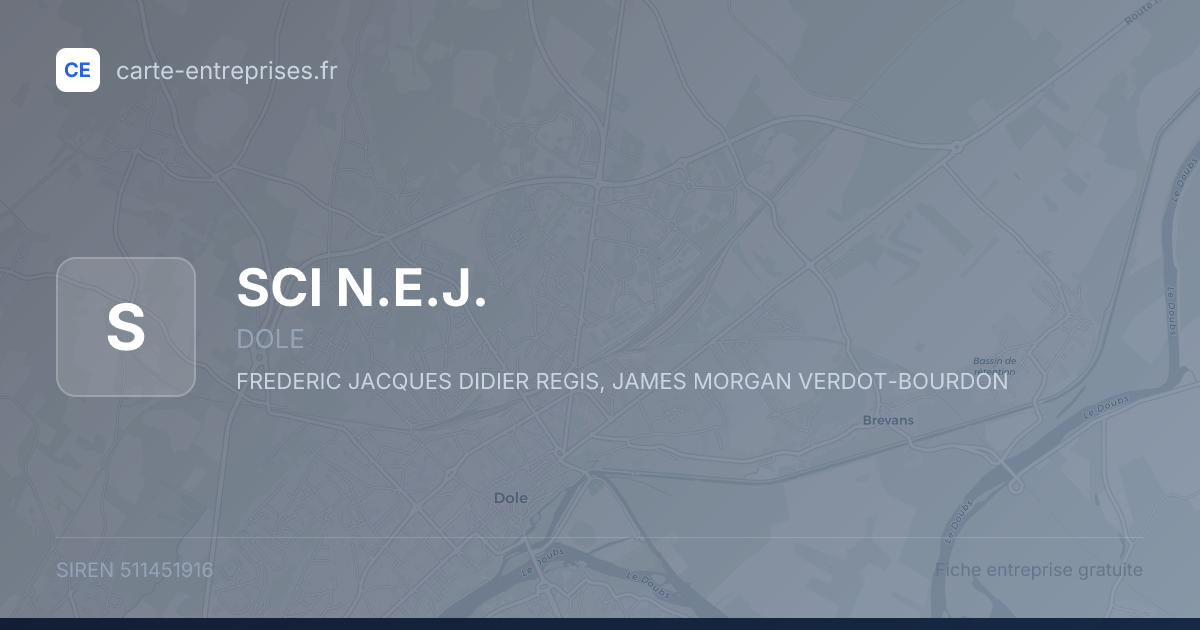 SCI N.E.J. — 511451916 — fiche entreprise