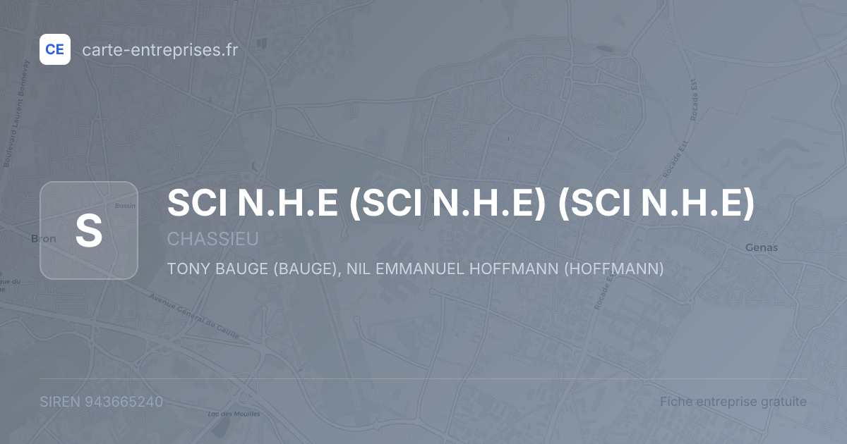 SCI N.H.E (SCI N.H.E) (SCI N.H.E) — 943665240 — fiche entreprise
