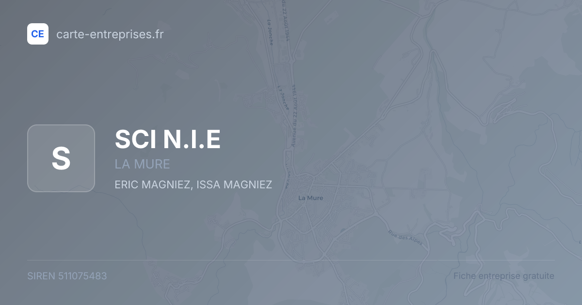 SCI N.I.E — 511075483 — fiche entreprise