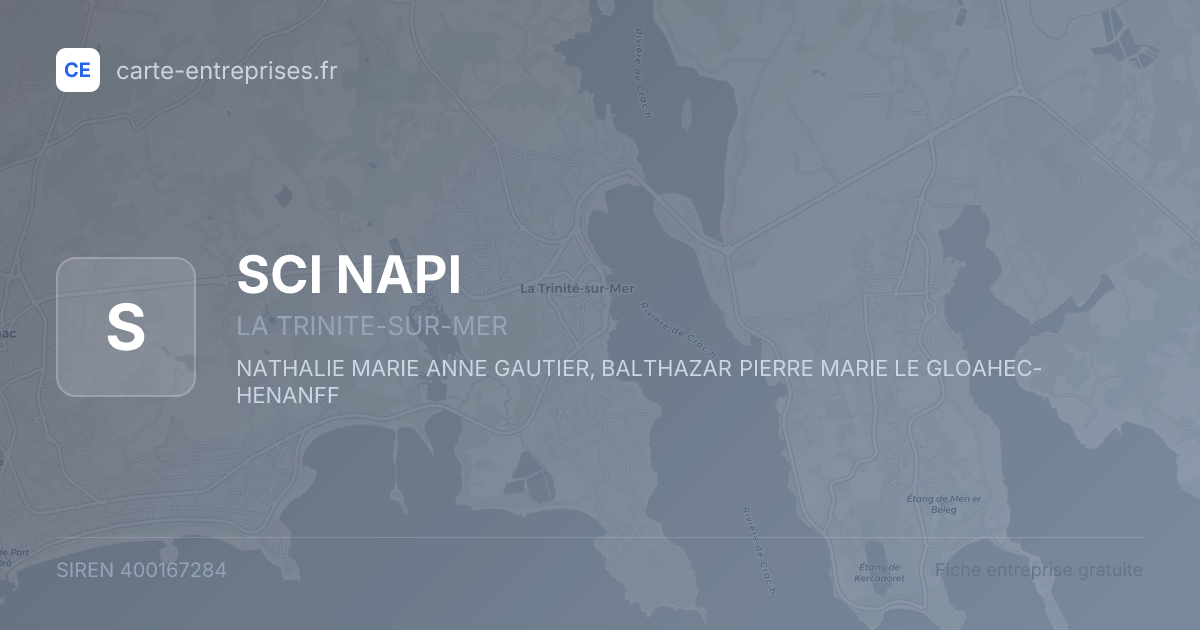 SCI NAPI — 400167284 — fiche entreprise