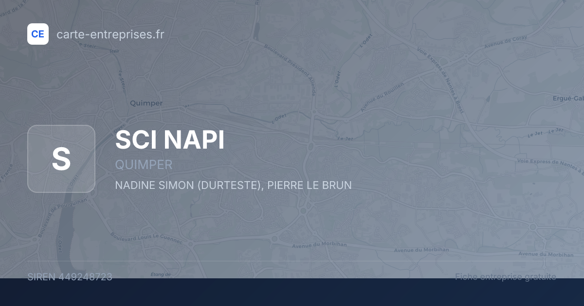 SCI NAPI — 449248723 — fiche entreprise