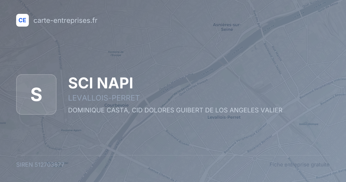 SCI NAPI — 512703877 — fiche entreprise
