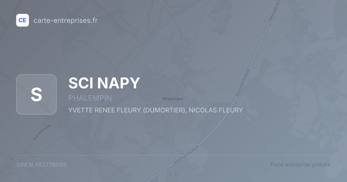 SCI NAPY — 482779089 — fiche entreprise