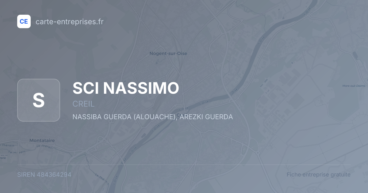 SCI NASSIMO — 484364294 — fiche entreprise
