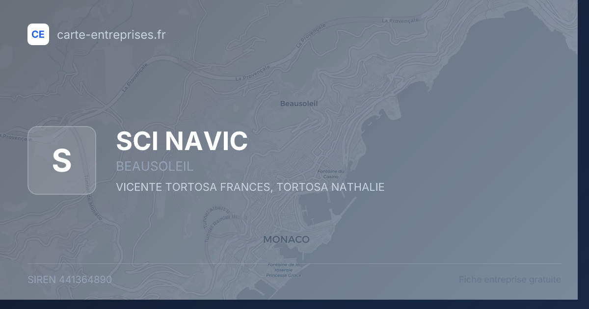SCI NAVIC — 441364890 — fiche entreprise