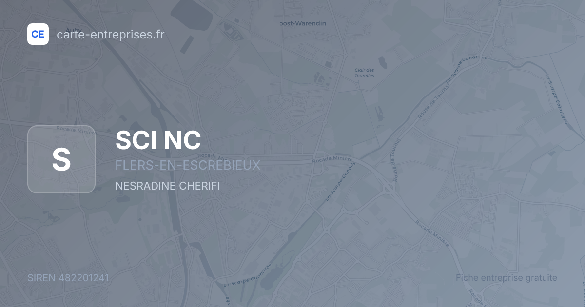 SCI NC — 482201241 — fiche entreprise
