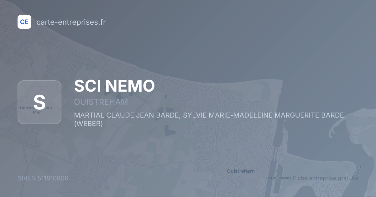 SCI NEMO — 511810806 — fiche entreprise