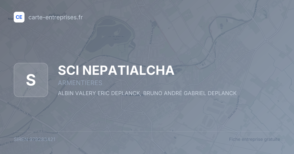 SCI NEPATIALCHA — 979283421 — fiche entreprise