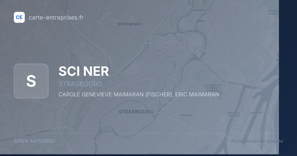 SCI NER — 447528167 — fiche entreprise