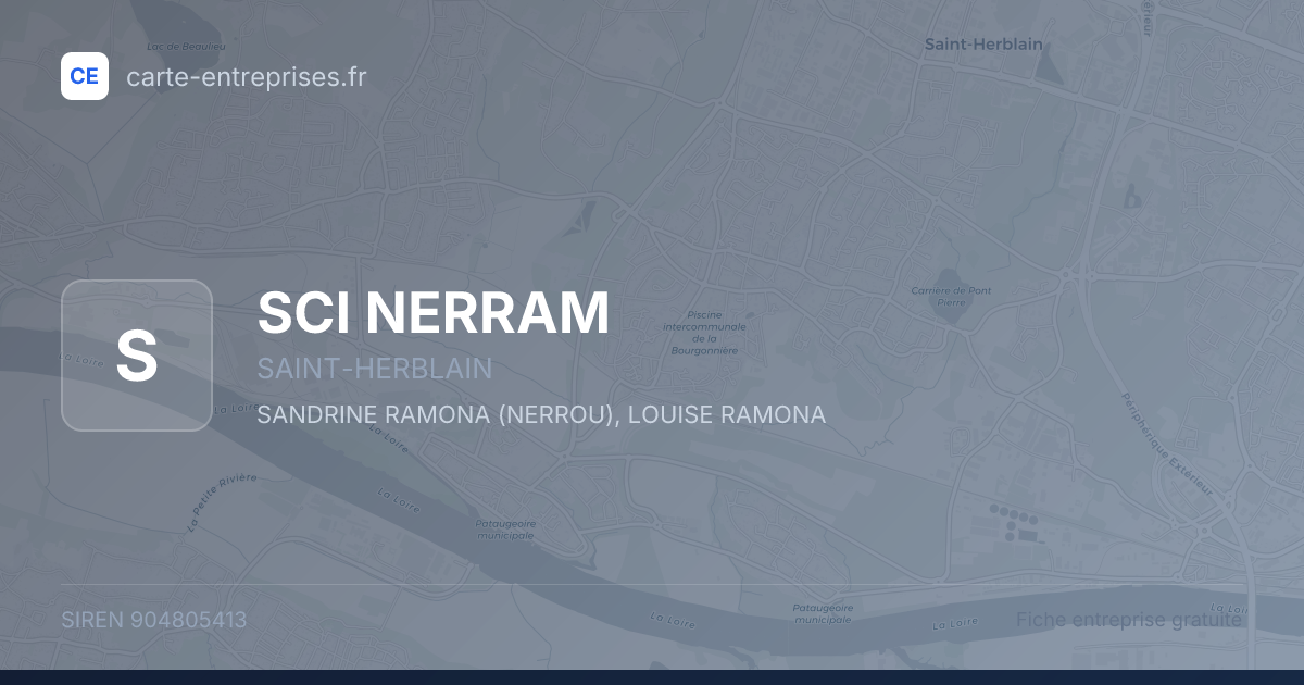 SCI NERRAM — 904805413 — fiche entreprise