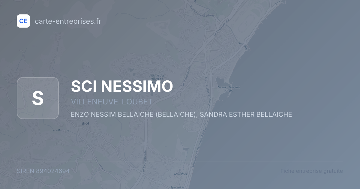 SCI NESSIMO — 894024694 — fiche entreprise