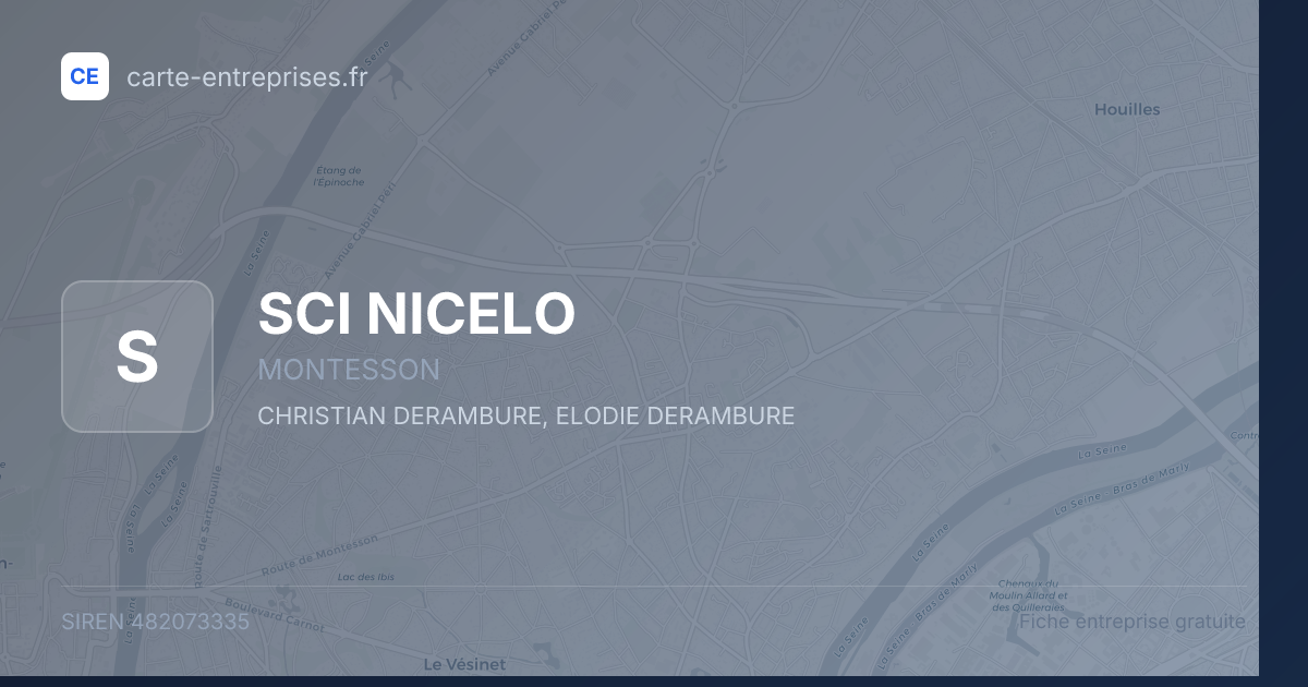 SCI NICELO — 482073335 — fiche entreprise