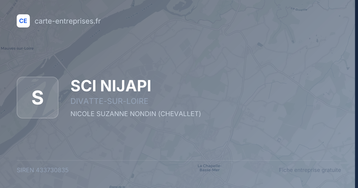 SCI NIJAPI — 433730835 — fiche entreprise