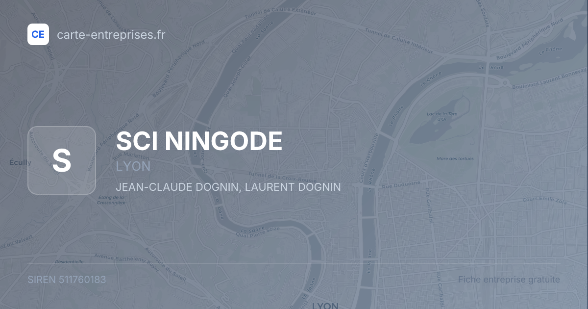 SCI NINGODE — 511760183 — fiche entreprise
