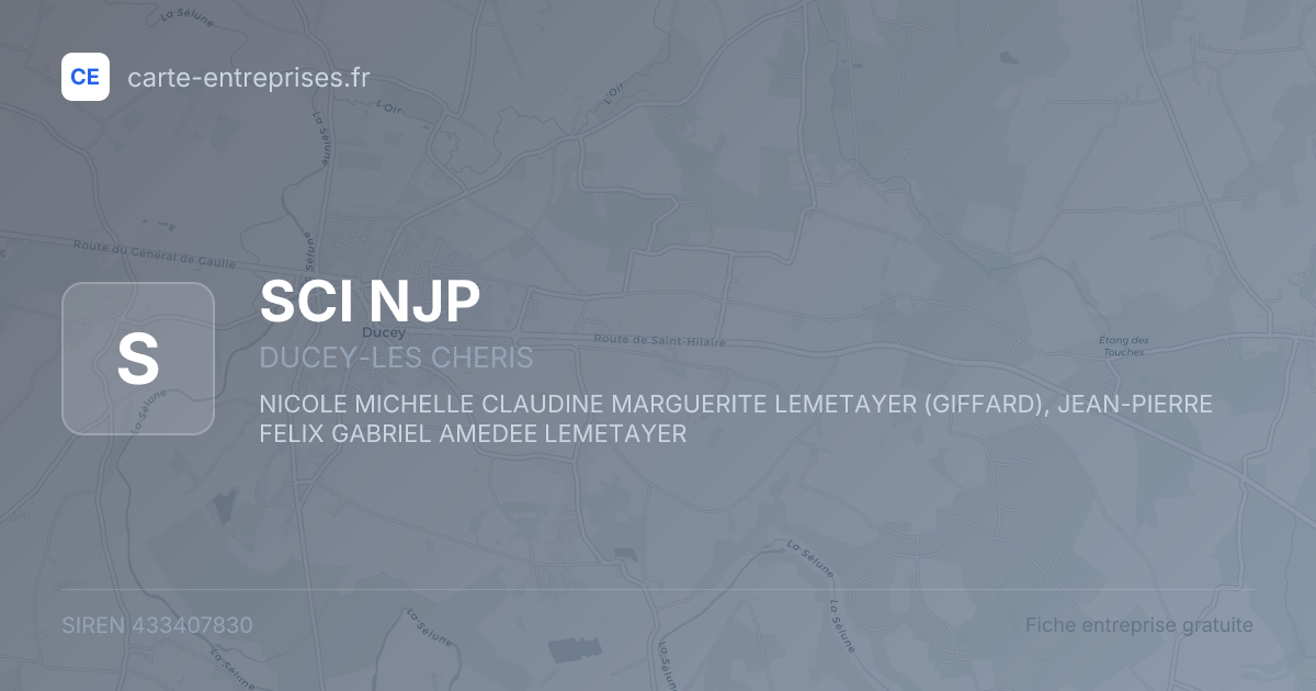 SCI NJP — 433407830 — fiche entreprise