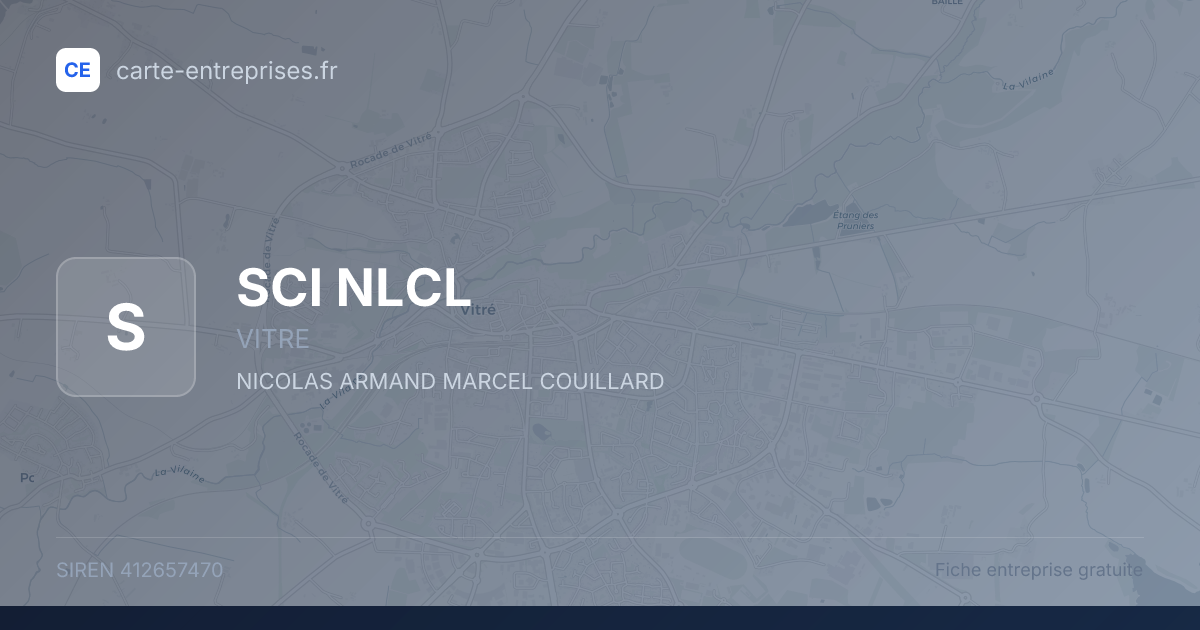 SCI NLCL — 412657470 — fiche entreprise