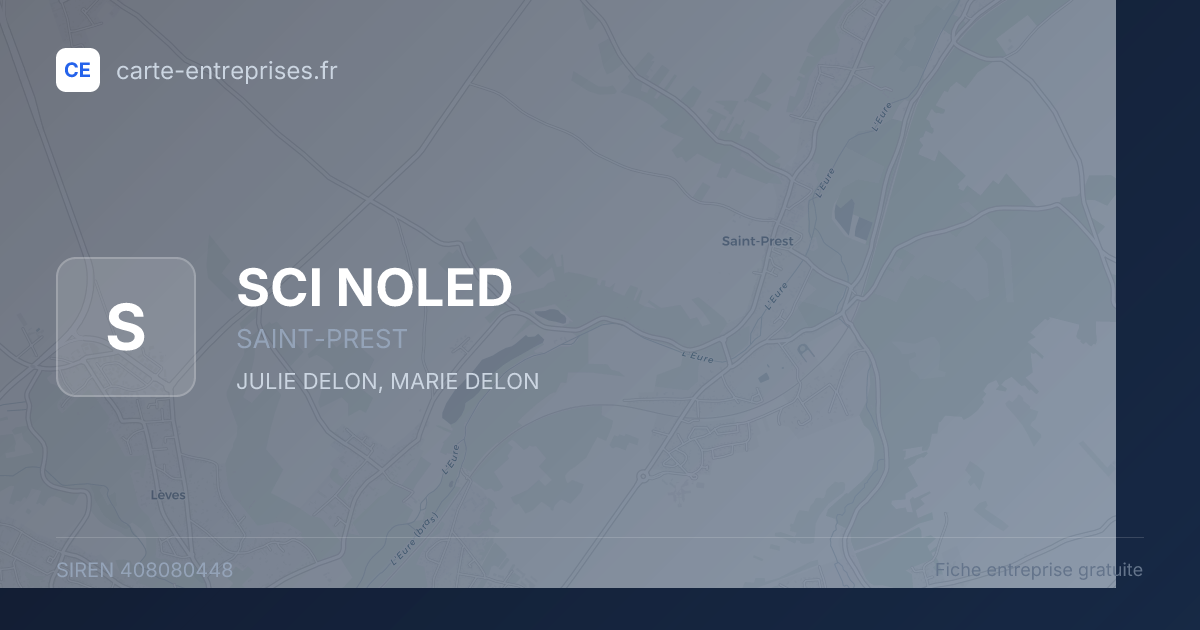 SCI NOLED — 408080448 — fiche entreprise