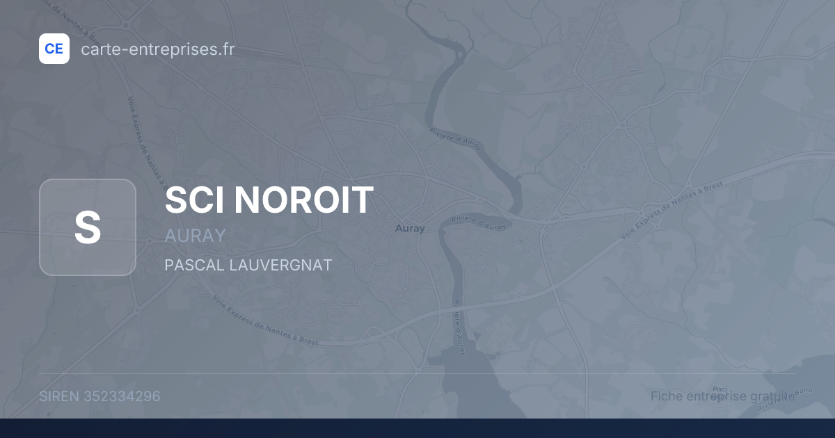 SCI NOROIT — 352334296 — fiche entreprise