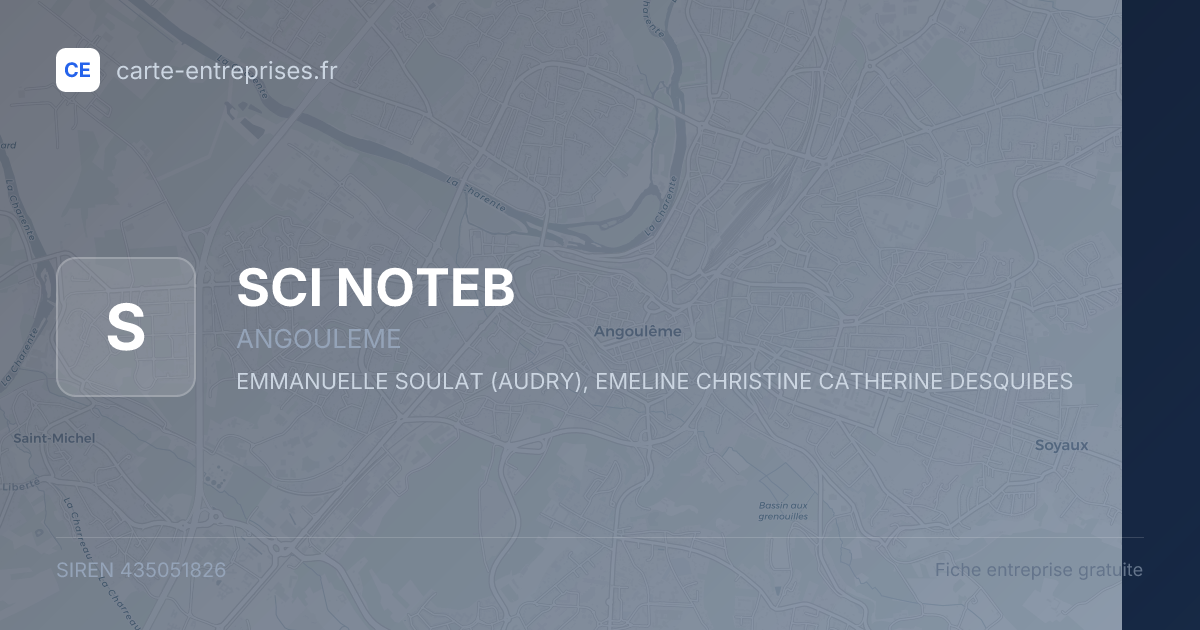 SCI NOTEB — 435051826 — fiche entreprise