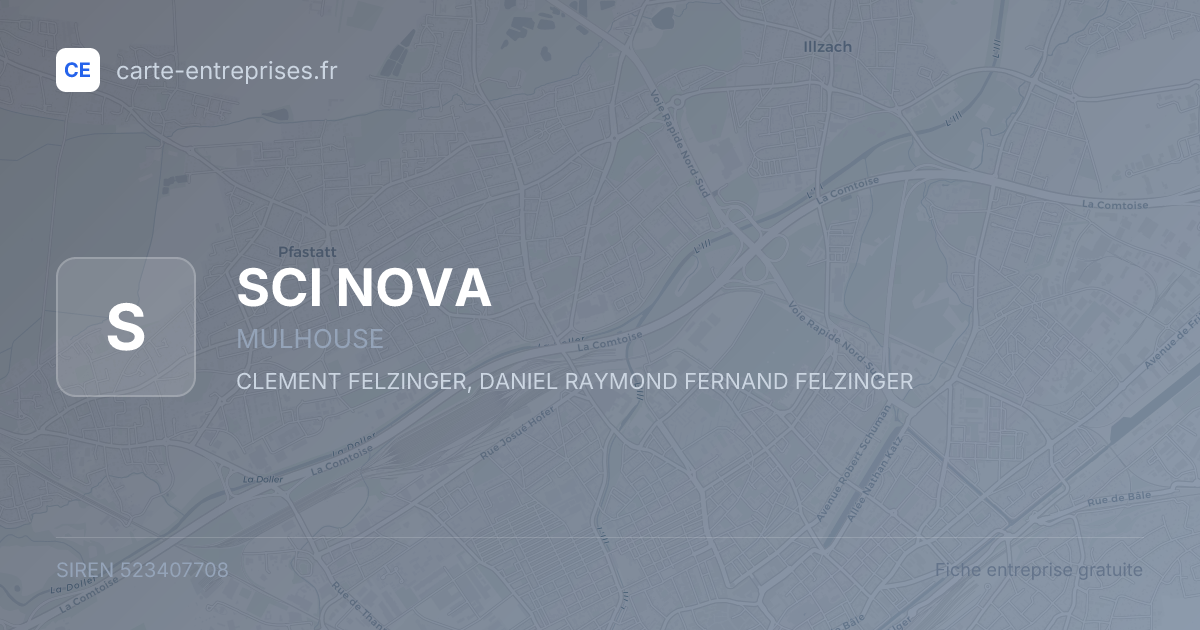 SCI NOVA — 523407708 — fiche entreprise