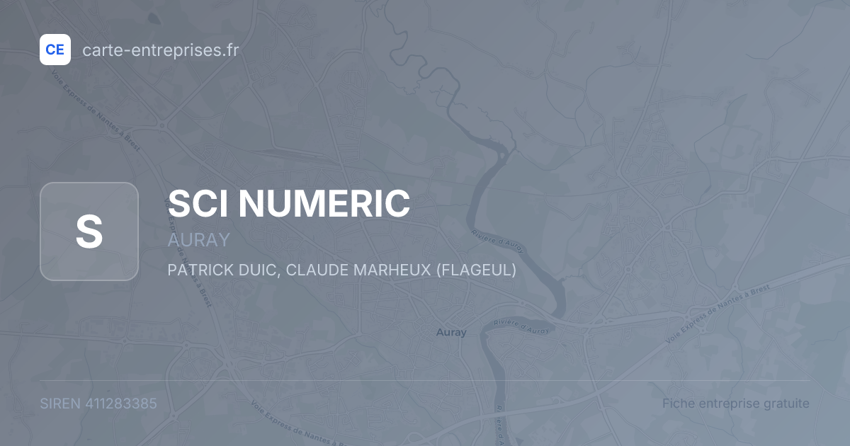 SCI NUMERIC — 411283385 — fiche entreprise