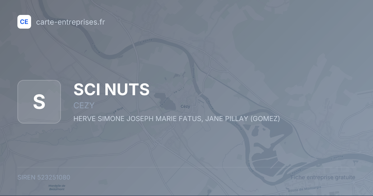 SCI NUTS — 523251080 — fiche entreprise