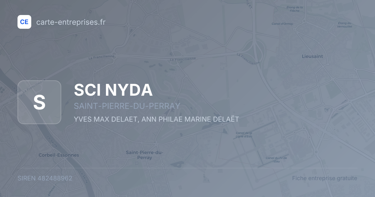 SCI NYDA — 482488962 — fiche entreprise