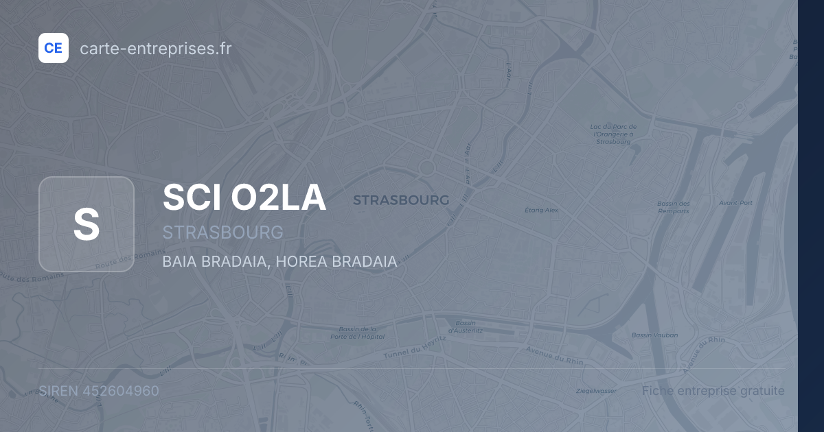 SCI O2LA — 452604960 — fiche entreprise