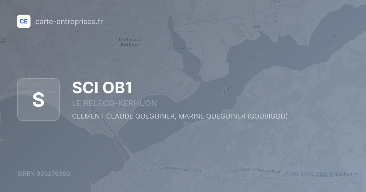 SCI OB1 — 993276369 — fiche entreprise