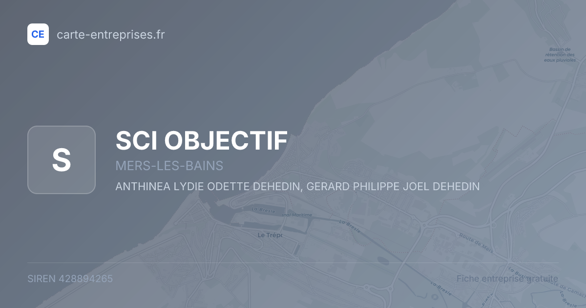 SCI OBJECTIF — 428894265 — fiche entreprise