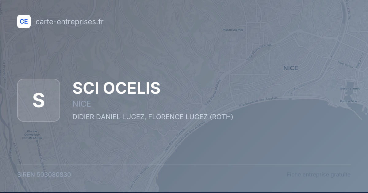 SCI OCELIS — 503080830 — fiche entreprise
