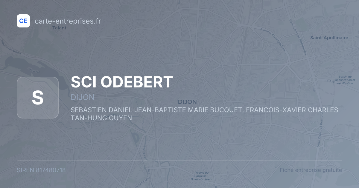 SCI ODEBERT — 817480718 — fiche entreprise