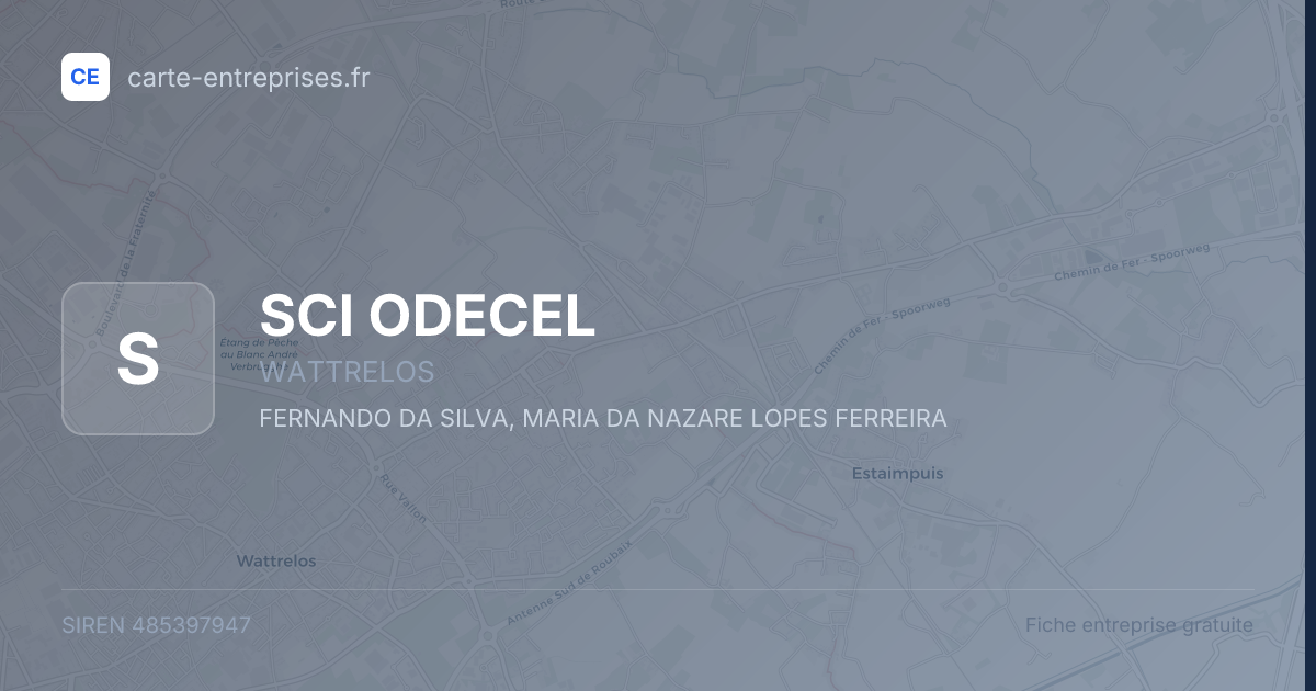 SCI ODECEL — 485397947 — fiche entreprise