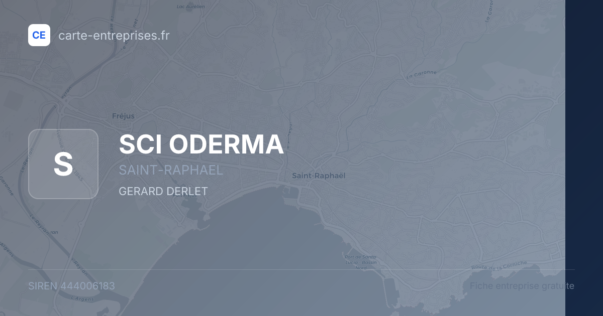 SCI ODERMA — 444006183 — fiche entreprise