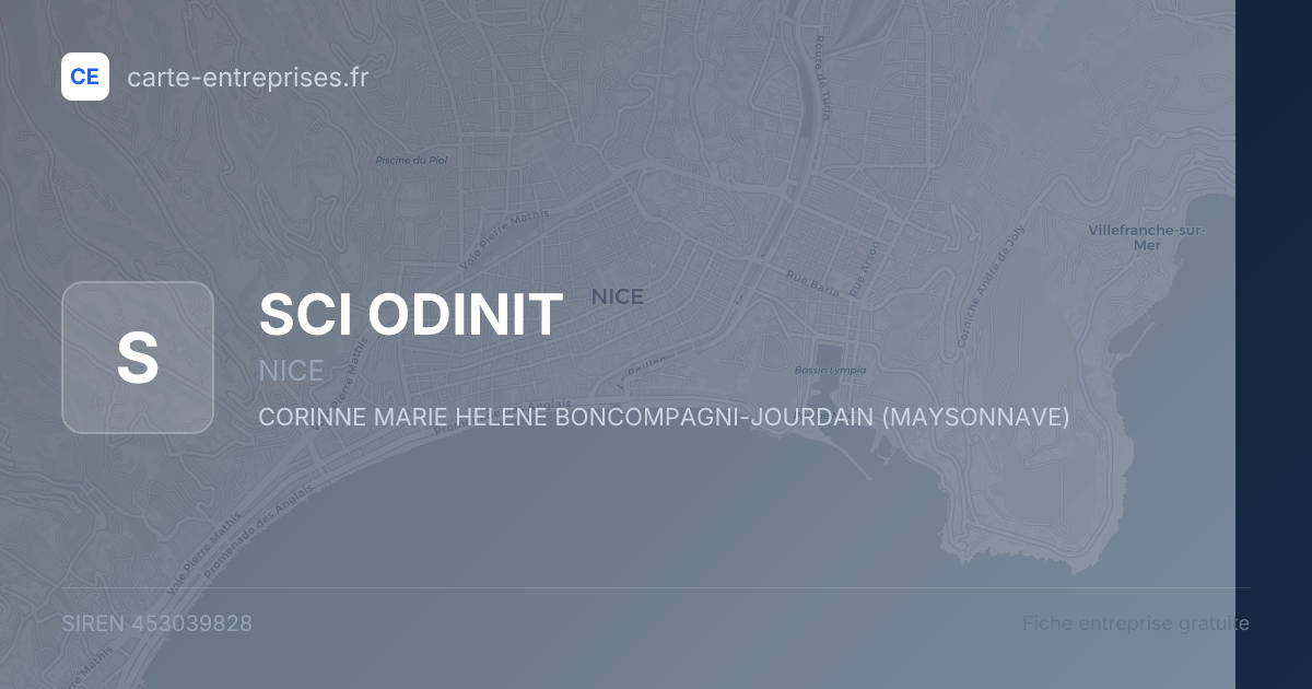 SCI ODINIT — 453039828 — fiche entreprise